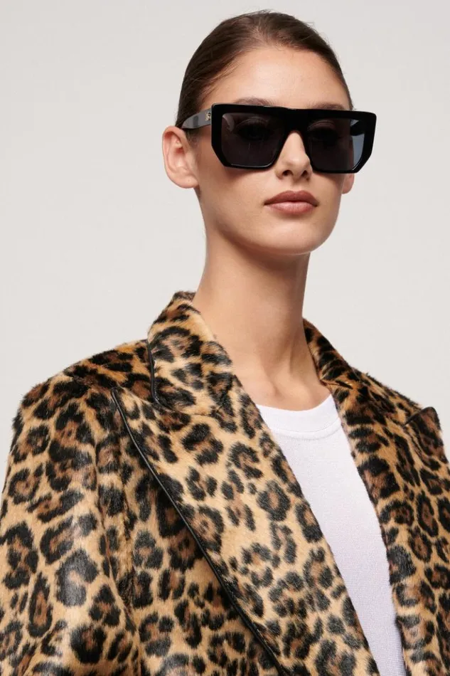 Luisa Spagnoli Sunglasses Xcervinia 8211 Square Sunglasses 8211 Fashion Show Blackgold 8211 Women Luisa Spagnoli Sunglasses Xcervinia 8211 Square Sunglasses 8211 Fashion Show Blackgold 8211 Women