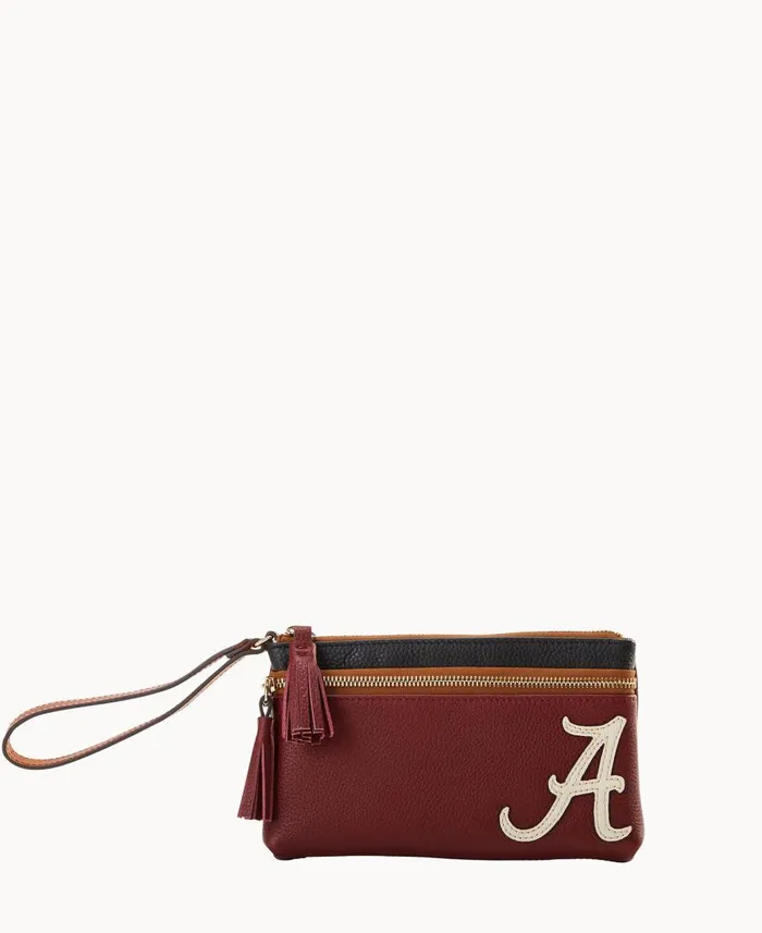 ManWoman Collegiate University Of Alabama Double Zip Wristlet University Of Alabama Dooney and Bourke Wallets ManWoman Collegiate University Of Alabama Double Zip Wristlet University Of Alabama Dooney and Bourke Wallets