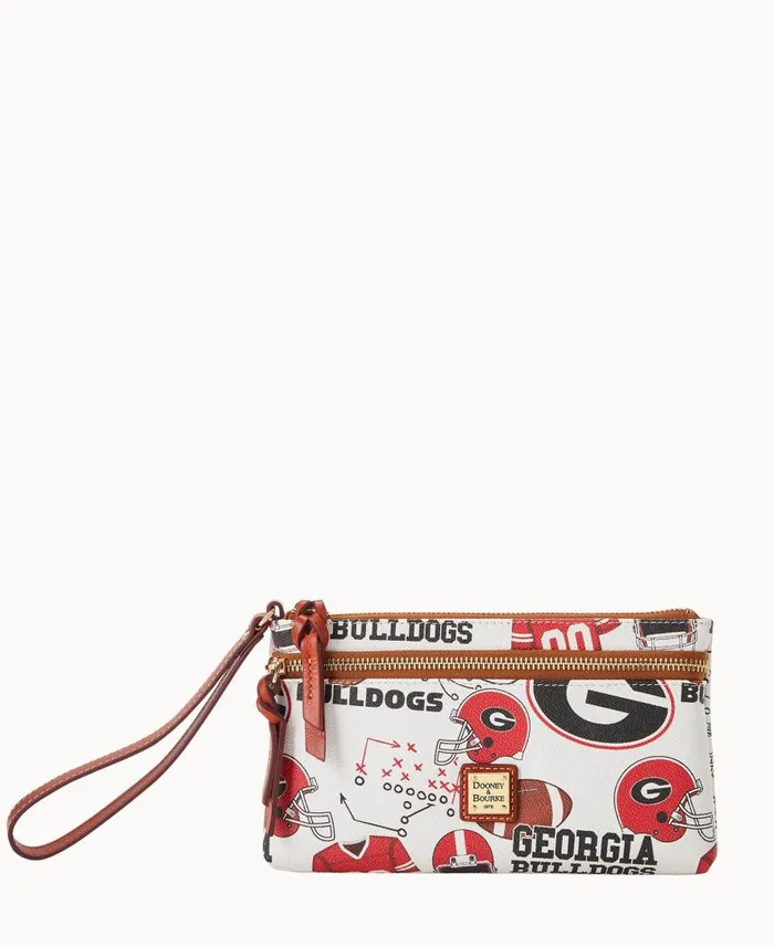 ManWoman Collegiate University Of Georgia Double Zip Wristlet University Of Georgi Dooney and Bourke Wallets ManWoman Collegiate University Of Georgia Double Zip Wristlet University Of Georgi Dooney and Bourke Wallets