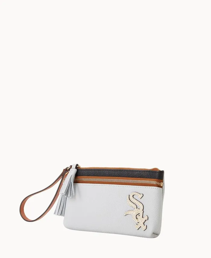 ManWoman MLB White Sox Double Zip Wristlet White Sox Dooney and Bourke Wallets ManWoman MLB White Sox Double Zip Wristlet White Sox Dooney and Bourke Wallets