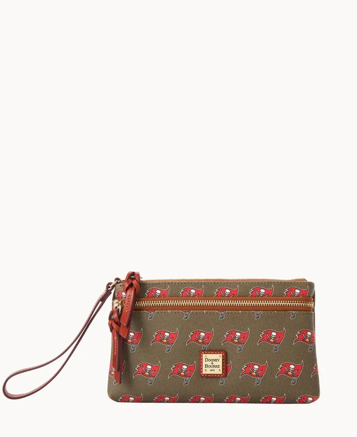 ManWoman NFL Buccaneers Double Zip Wristlet Tampa Bay Buccaneers Dooney and Bourke Wallets ManWoman NFL Buccaneers Double Zip Wristlet Tampa Bay Buccaneers Dooney and Bourke Wallets