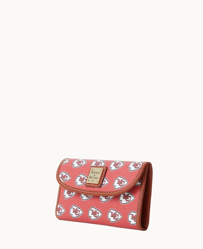 ManWoman NFL Chiefs Continental Clutch Chiefs Dooney and Bourke Wallets ManWoman NFL Chiefs Continental Clutch Chiefs Dooney and Bourke Wallets