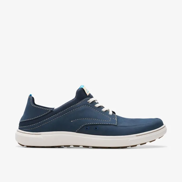 Mapstone Easy Navy Nubuck Men Clarks Sneakers