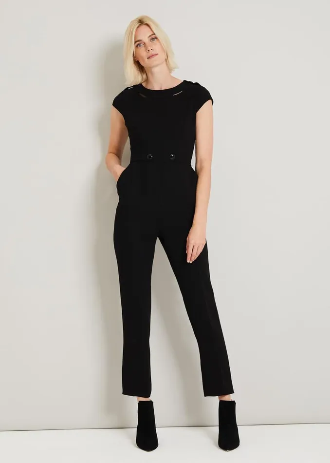 Margot City Suit Jumpsuit Black Women Phase Eight Dresses