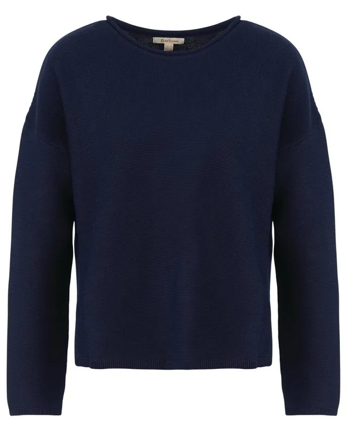 Marine Knitted Jumper Soft Pink Women Barbour Jumpers