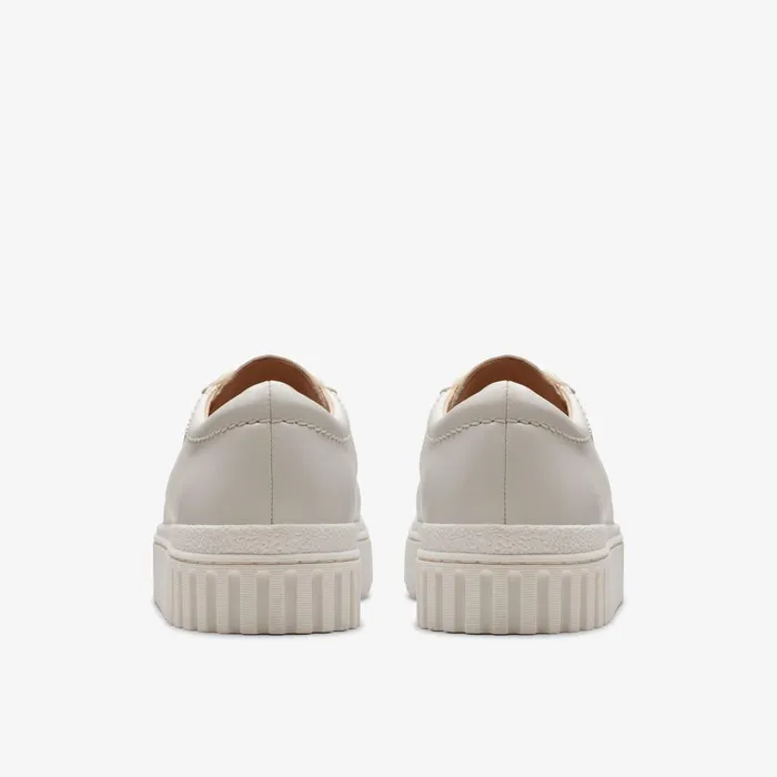 Mayhill Walk Off White Leather Women Clarks Sneakers
