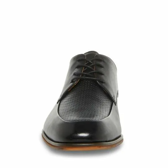 Men039s IMALA BLACK LEATHER Black Leather Steve Madden Dress Men039s IMALA BLACK LEATHER Black Leather Steve Madden Dress