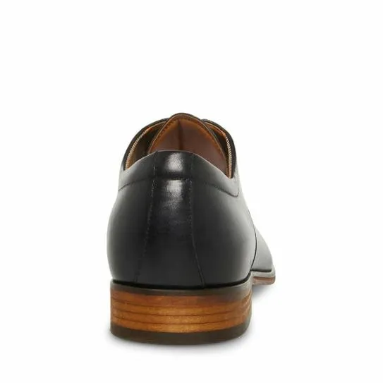 Men039s IMALA BLACK LEATHER Black Leather Steve Madden Dress Men039s IMALA BLACK LEATHER Black Leather Steve Madden Dress