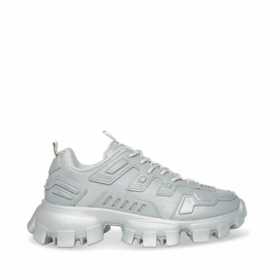 Men039s PONCE SILVER Silver Steve Madden Sneakers