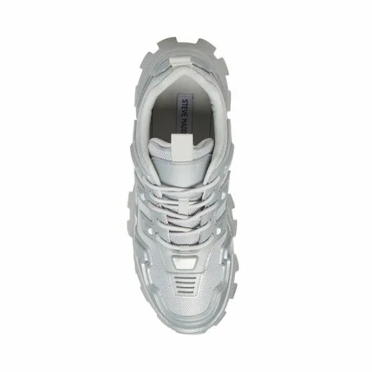 Men039s PONCE SILVER Silver Steve Madden Sneakers Men039s PONCE SILVER Silver Steve Madden Sneakers