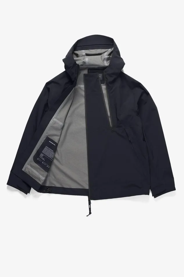 Men 3L Waterproof Shell Jacket Dark Navy Norse Projects Outerwear