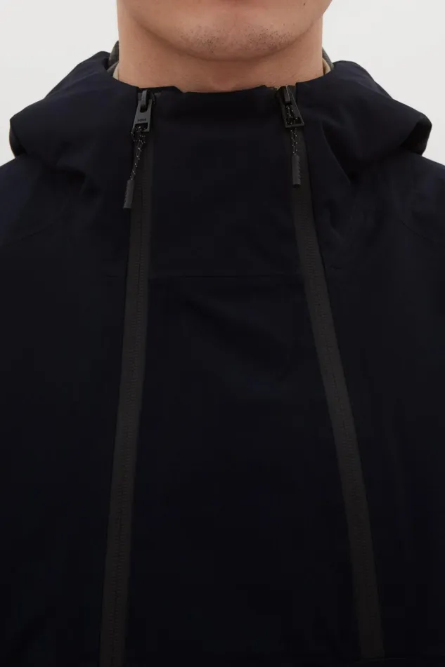 Men 3L Waterproof Shell Jacket Dark Navy Norse Projects Outerwear