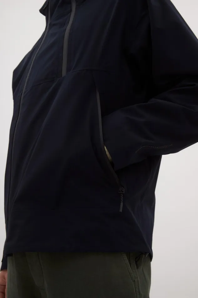 Men 3L Waterproof Shell Jacket Dark Navy Norse Projects Outerwear