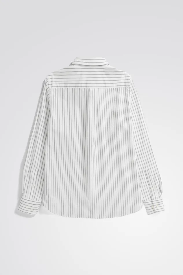 Men Algot Oxford Monogram Shirt Spruce Green Norse Projects Shirting