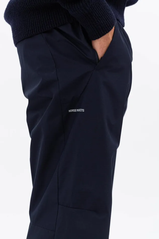 Men Alvar GoreTex Infinium Tech Trouser Dark Navy Norse Projects Trousers