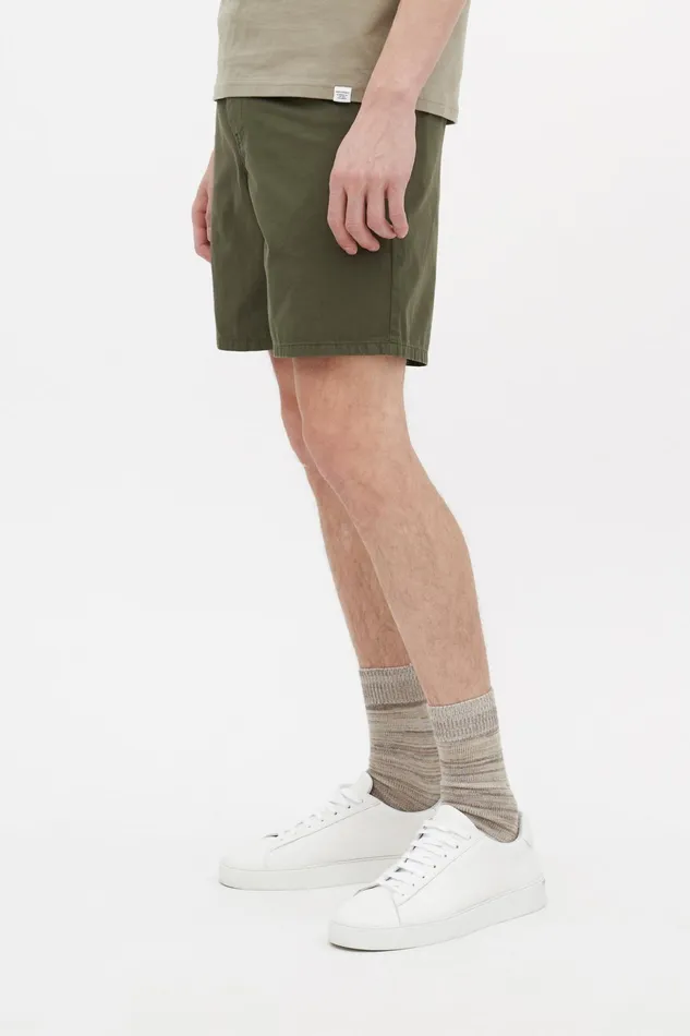 Men Aros Regular Light Shorts Spruce Green Norse Projects Shorts