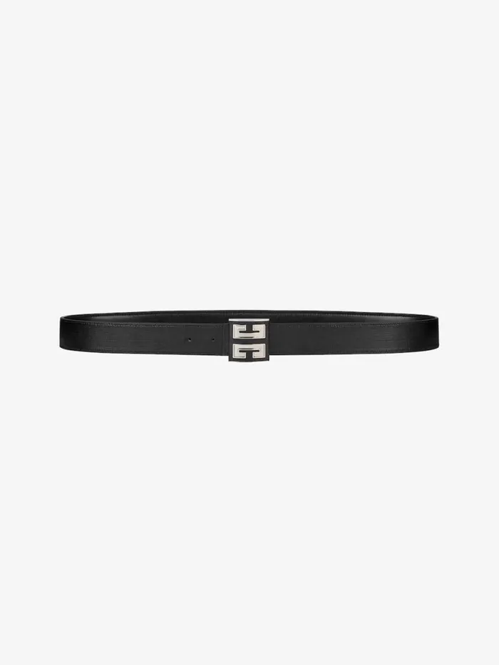Men Belts Givenchy 4G Reversible Belt In 4G Classic Leather Black Men Belts Givenchy 4G Reversible Belt In 4G Classic Leather Black