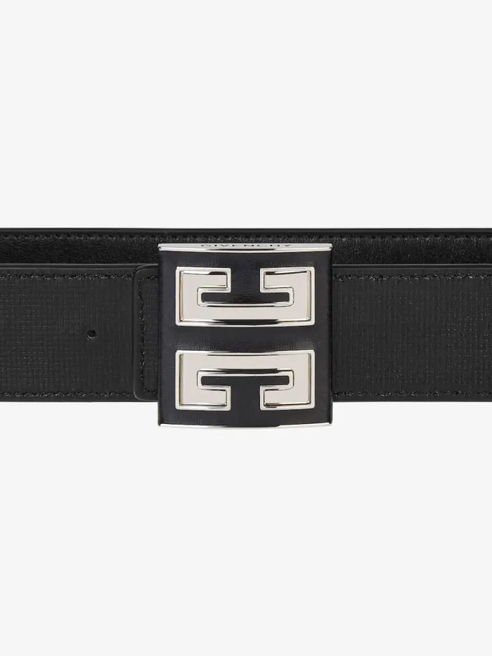 Men Belts Givenchy 4G Reversible Belt In 4G Classic Leather Black Men Belts Givenchy 4G Reversible Belt In 4G Classic Leather Black