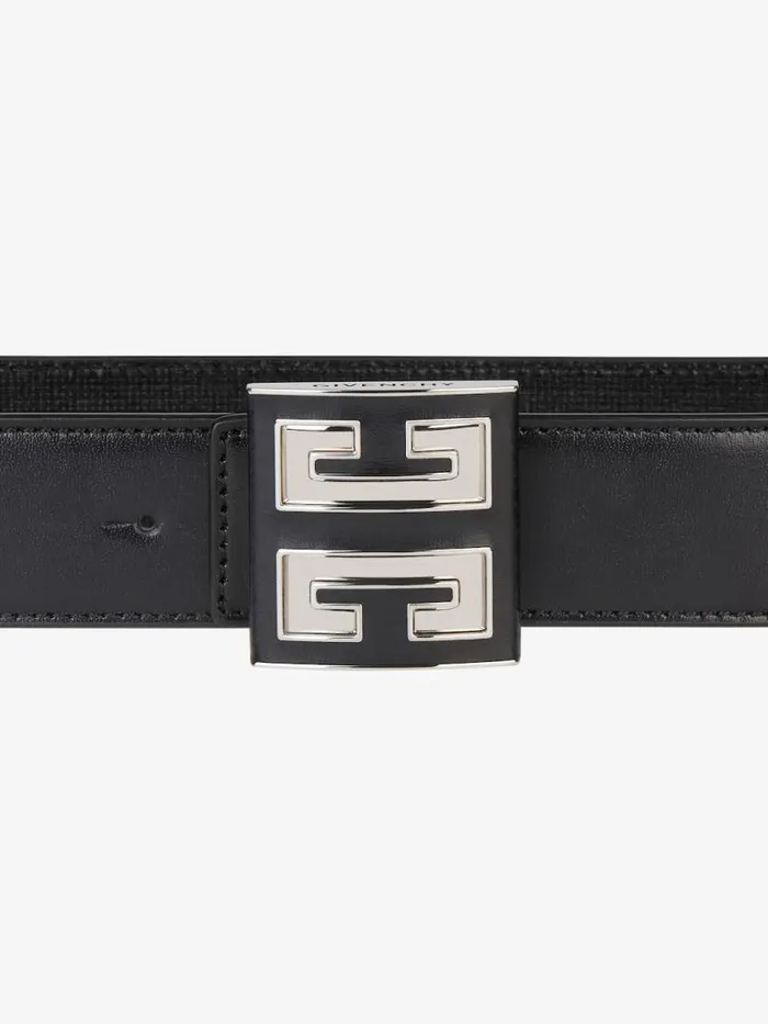 Men Belts Givenchy 4G Reversible Belt In 4G Classic Leather Black Men Belts Givenchy 4G Reversible Belt In 4G Classic Leather Black
