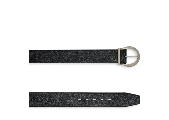 Men Belts Tom Ford Grain Leather Western Jeans Belt Black Men Belts Tom Ford Grain Leather Western Jeans Belt Black