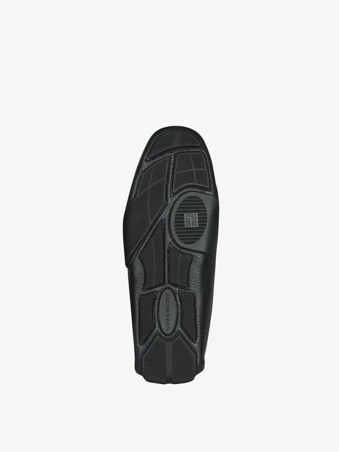 Men Boots and Loafers Givenchy Mr G Driver Loafers In Leather Black Men Boots and Loafers Givenchy Mr G Driver Loafers In Leather Black
