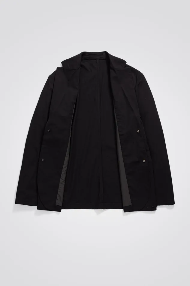 Men Emil Travel Light Black Norse Projects Overshirts