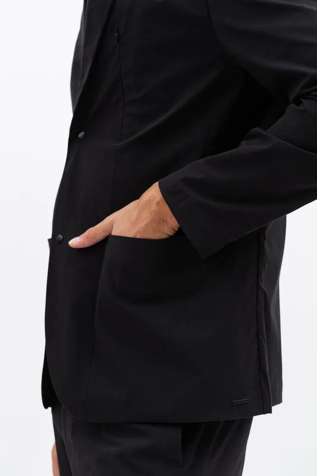 Men Emil Travel Light Black Norse Projects Overshirts
