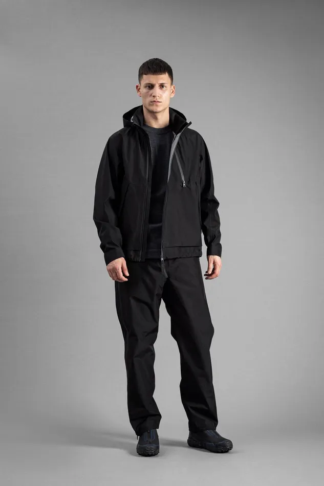 Men GoreTex 3L Rain Pant Black Norse Projects Trousers