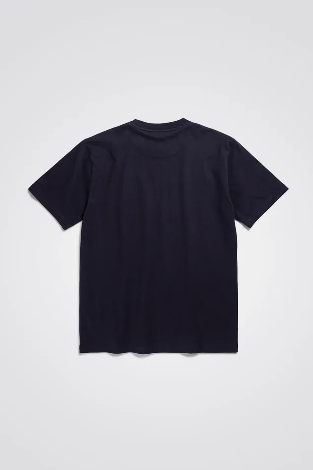 Men Johannes Logo Tshirt Dark Navy Norse Projects TShirts