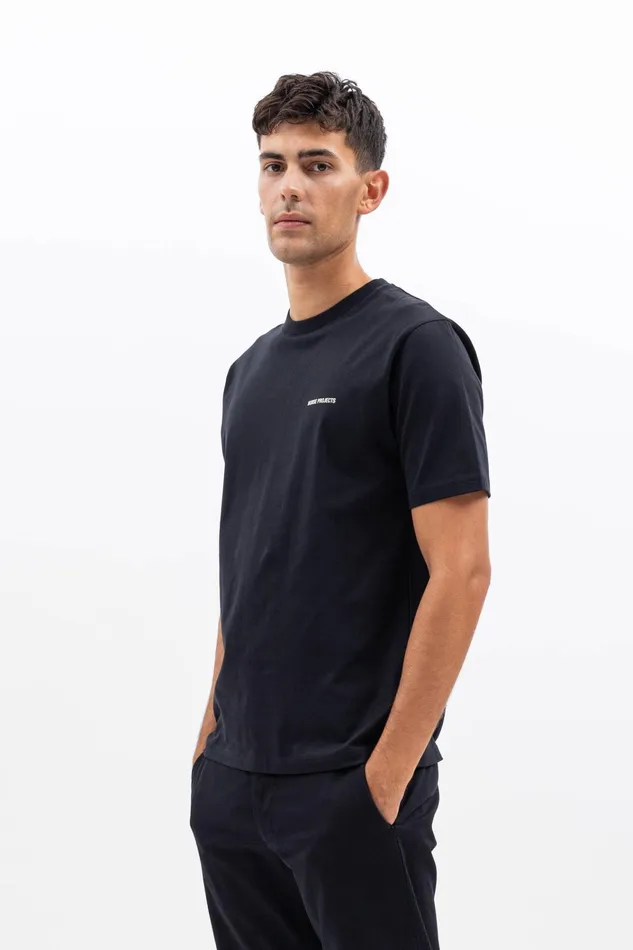 Men Johannes Logo Tshirt Dark Navy Norse Projects TShirts