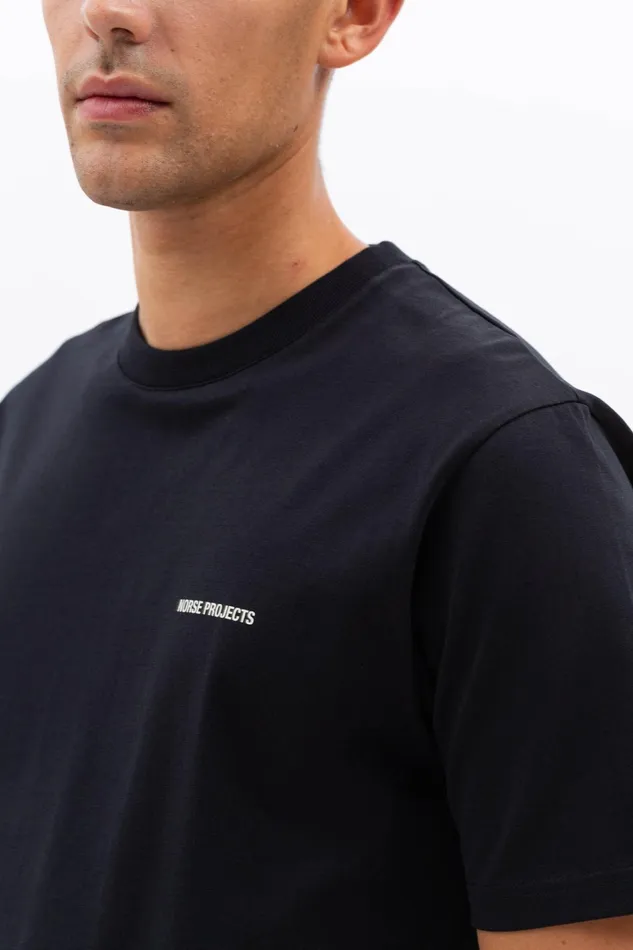 Men Johannes Logo Tshirt Dark Navy Norse Projects TShirts