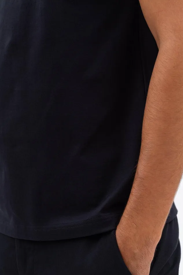 Men Johannes Logo Tshirt Dark Navy Norse Projects TShirts