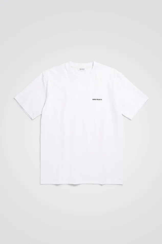 Men Johannes Logo Tshirt White Norse Projects TShirts