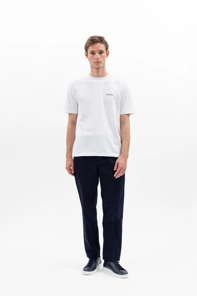 Men Johannes Logo Tshirt White Norse Projects TShirts