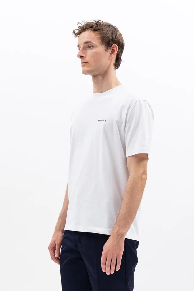 Men Johannes Logo Tshirt White Norse Projects TShirts