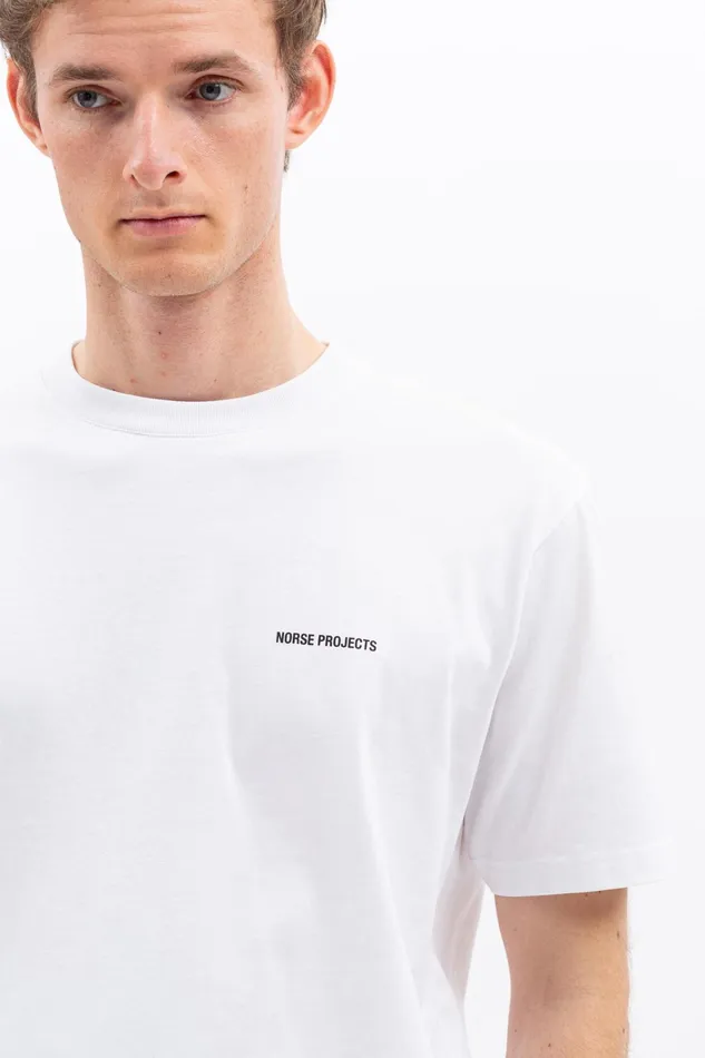 Men Johannes Logo Tshirt White Norse Projects TShirts