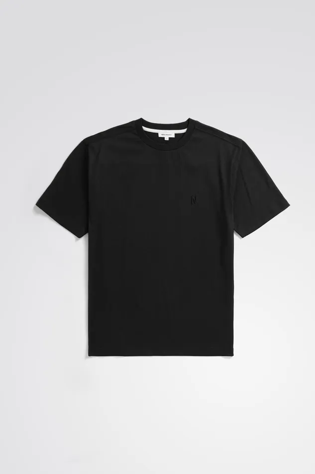 Men Johannes N Logo Tshirt Black Norse Projects TShirts