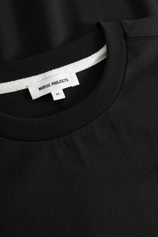 Men Johannes N Logo Tshirt Black Norse Projects TShirts