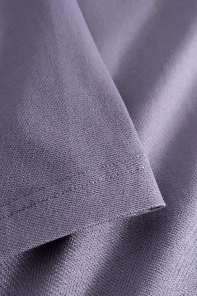 Men Johannes N Logo Tshirt Dusk Purple Norse Projects TShirts