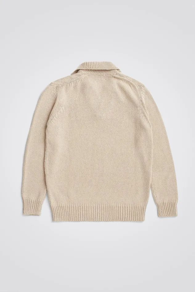Men Lasse Cotton Holiday Polo Tan Norse Projects Knitwear