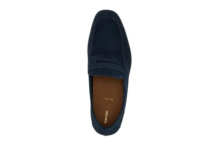 Men Loafers Tom Ford Suede Berwick Loafer Indigo Men Loafers Tom Ford Suede Berwick Loafer Indigo