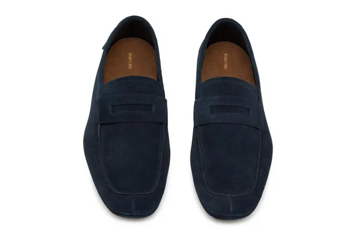 Men Loafers Tom Ford Suede Berwick Loafer Indigo Men Loafers Tom Ford Suede Berwick Loafer Indigo