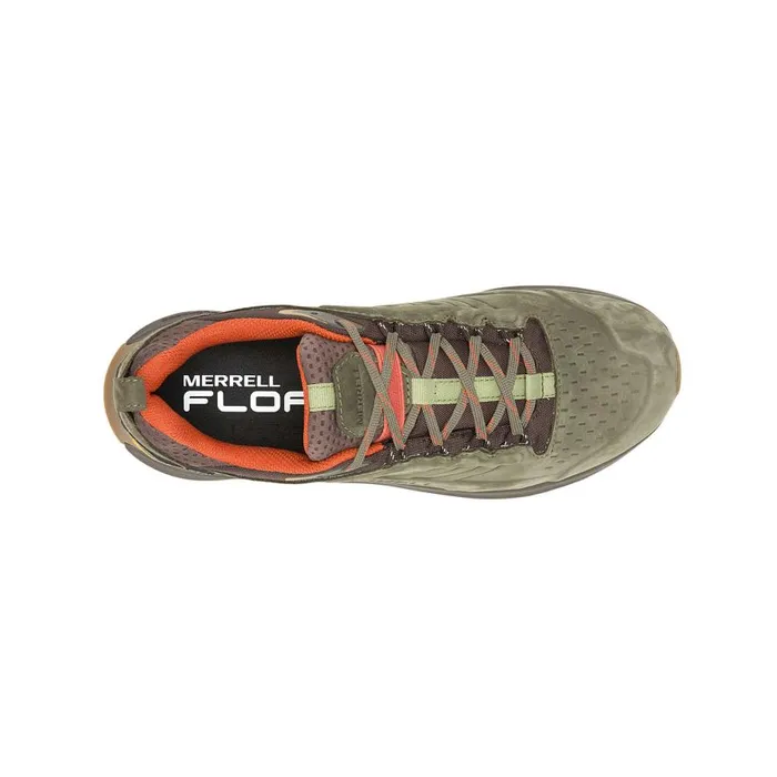 Men Merrell Shoes Moab Speed 2 Leather Waterproof Olive Men Merrell Shoes Moab Speed 2 Leather Waterproof Olive