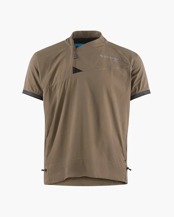 Men Nal 74 Levitend Active Tee Dark Khaki Klttermusen TShirts