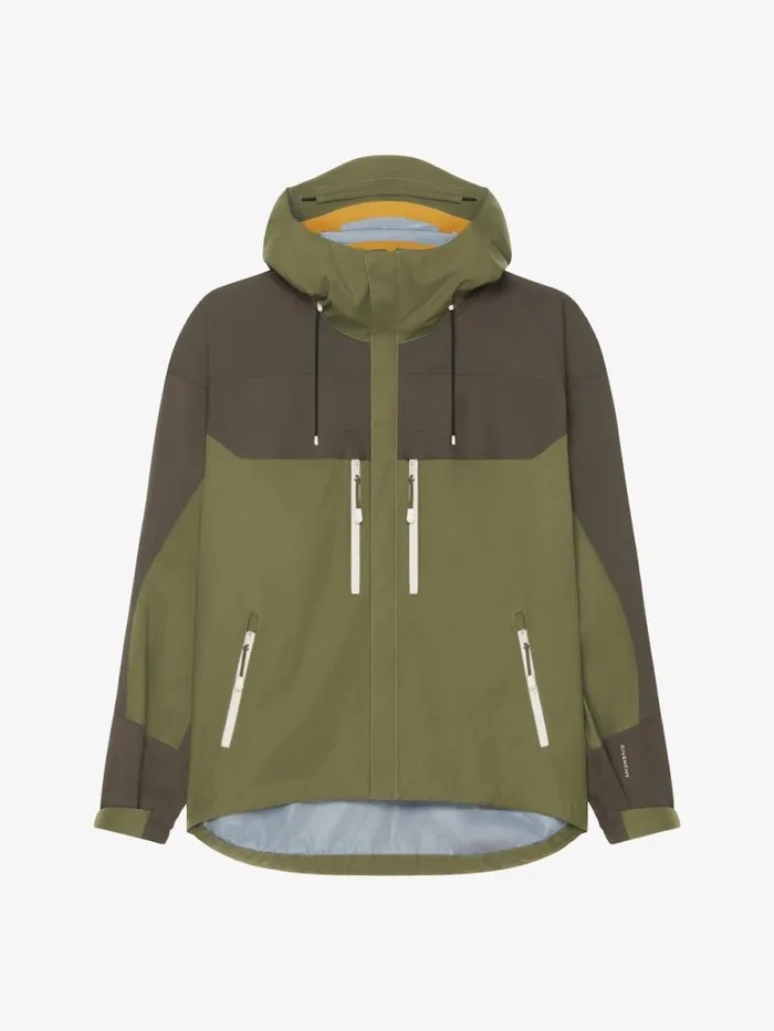 Men Outerwear and Blousons Givenchy Technical Hooded Jacket Olive Green