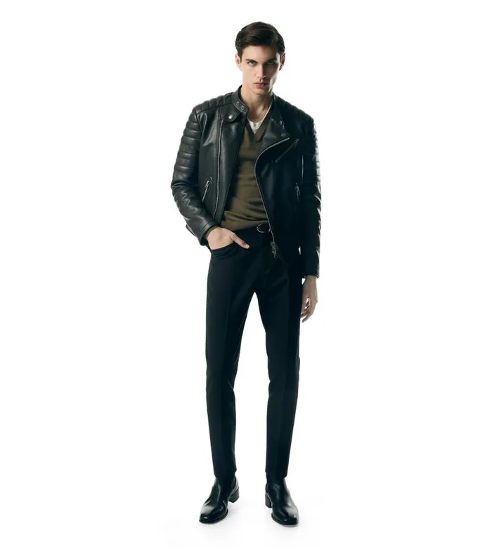 Men Outerwear Tom Ford Leather Icon Biker Men Outerwear Tom Ford Leather Icon Biker