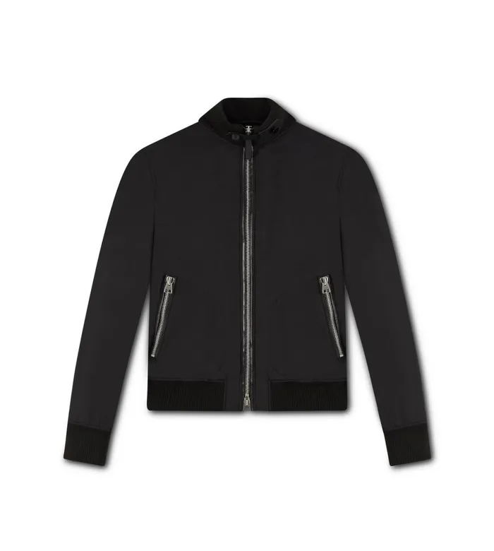 Men Outerwear Tom Ford Ovatta Filled Nylon Blouson Black