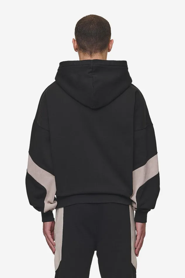 Men Pegador Hoodies Aderno Boxy Sweat Jacket Washed Black Light Beige Men Pegador Hoodies Aderno Boxy Sweat Jacket Washed Black Light Beige
