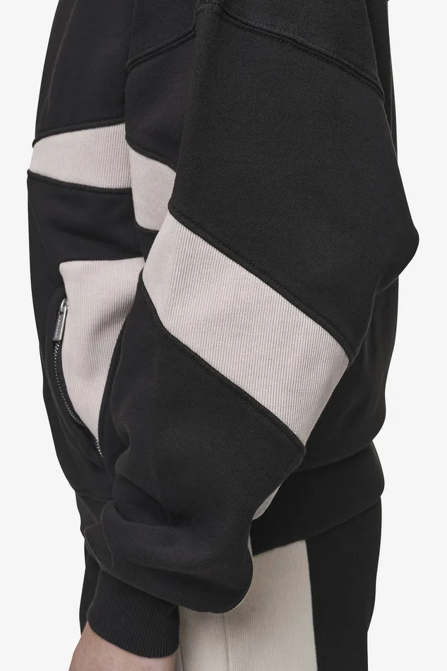 Men Pegador Hoodies Aderno Boxy Sweat Jacket Washed Black Light Beige Men Pegador Hoodies Aderno Boxy Sweat Jacket Washed Black Light Beige