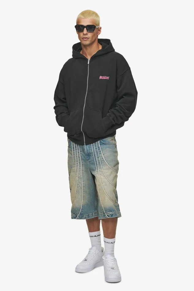 Men Pegador Hoodies Barret Terry Oversized Sweat Jacket Vintage Black Men Pegador Hoodies Barret Terry Oversized Sweat Jacket Vintage Black